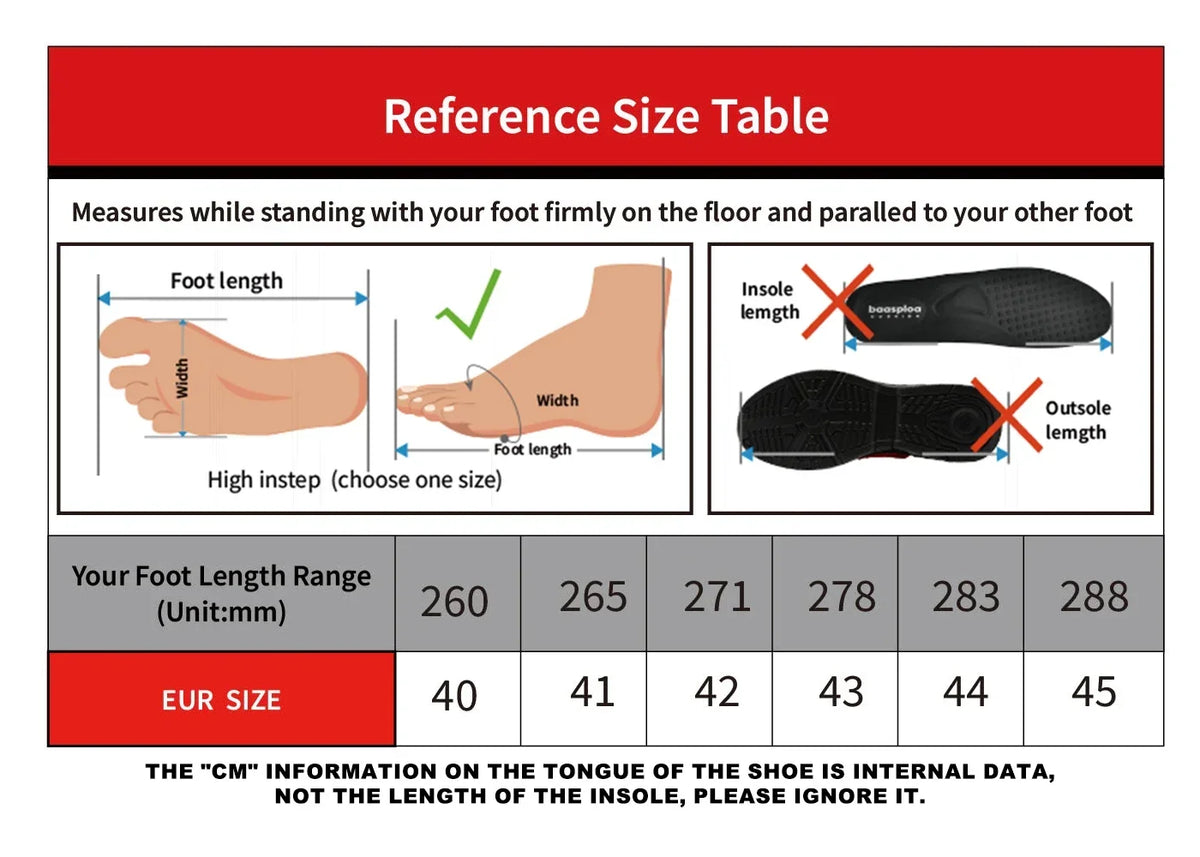 Baasploa Men Hiking Shoes Summer Breathable Comfort Soft Outdoor Sneakers New Solid Walking Shoes Anti Slip Wear-resistant