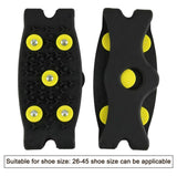 5/10 Teeth Anti-Slip Climbing Crampons | Outdoor Ice & Snow Cleats for Hiking, Walking & Mountaineering Shoes