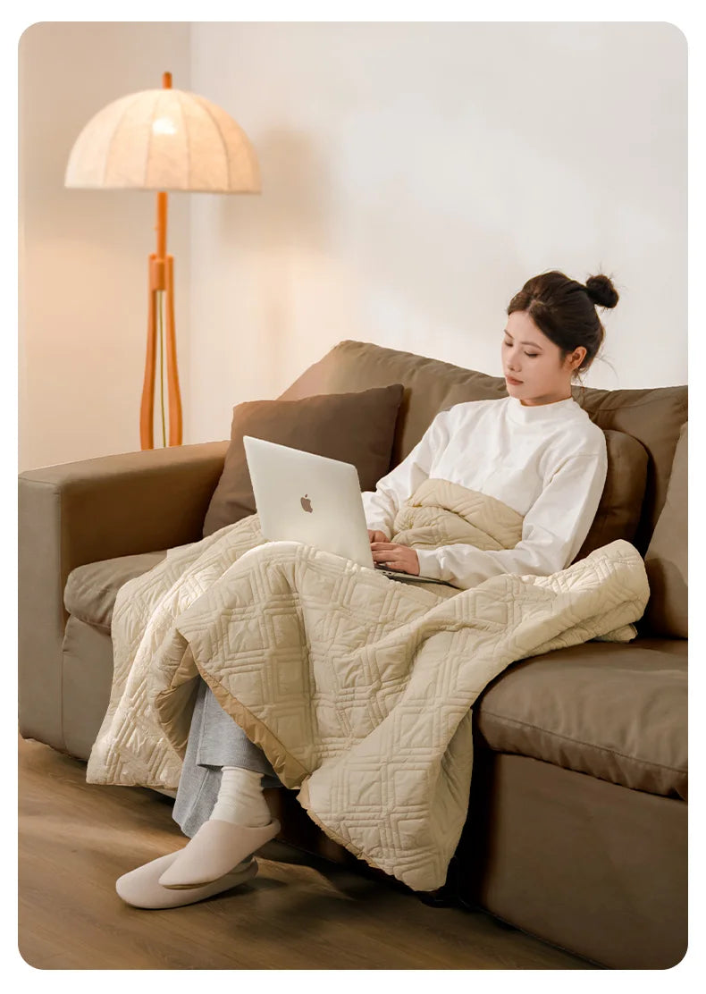Naturehike Electric Heated Blanket Winter USB Heating Blanket Camping Warm Sleeping Bag Liner Outdoor Shawl Thermal Sleeping Bag