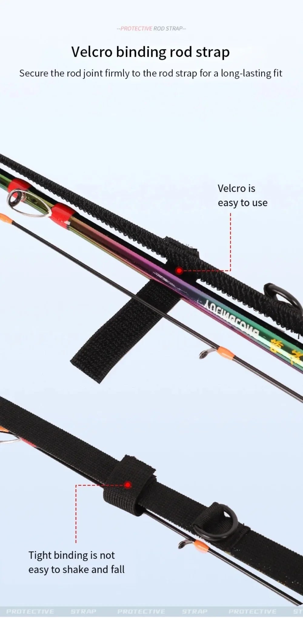 Adjustable Fishing Rod Shoulder Belt