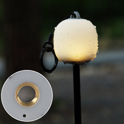 Soomloom Rechargeable LED Camping Lantern Cute Egg-Shaped Squeeze Light 3mode Soft Silicone Lamp for Outdoor Use & Cozy Ambience