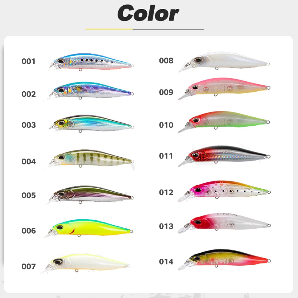 D1 Suspending Minnow Jerkbait 77mm