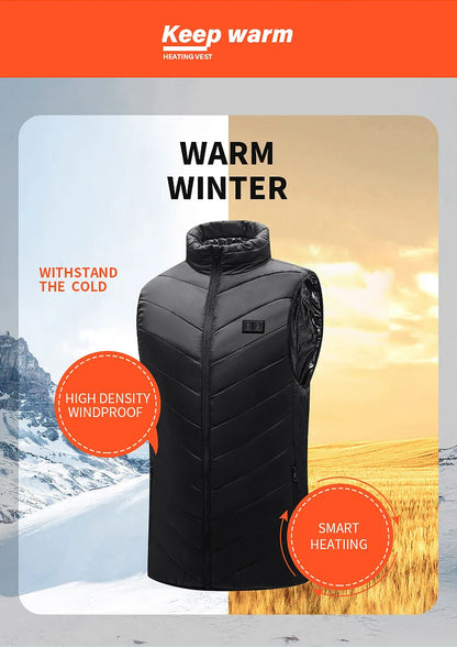 Graphene USB Heated Jacket with 21 Zones