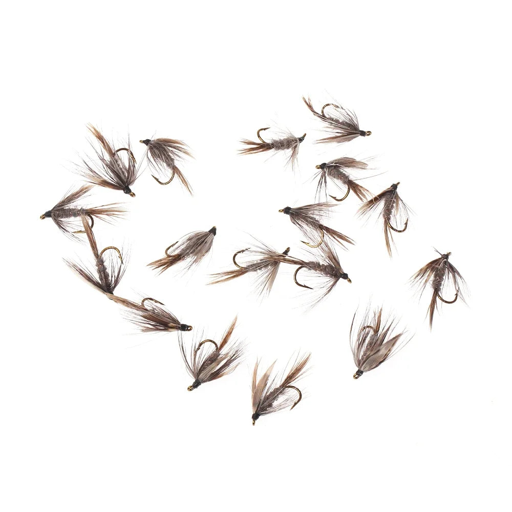 March Brown Soft Hackle Wet Flies #12 (6 Pack)