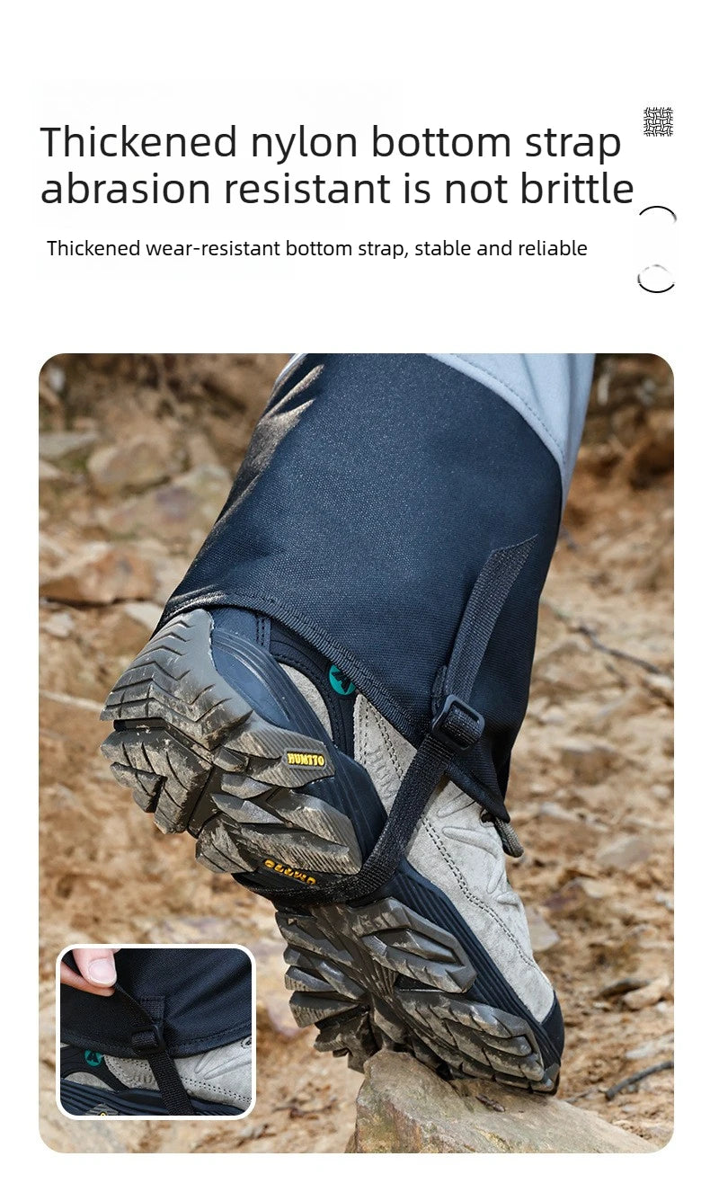 Outdoor Leg Warmers Gaiter Waterproof Hiking Travel Mountain Leggings Gaiters Long Tube Leggings Warmers Foot Cover