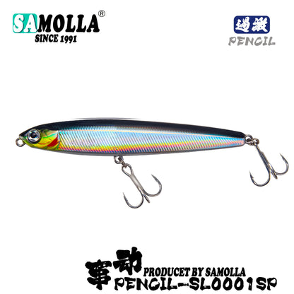 Fishing Lure 4pcs/set Pencil Sinking 10cm 24g Bass Fishing Tackle Saltwater Lures Fish Bait Trolling LureFishing Accessories