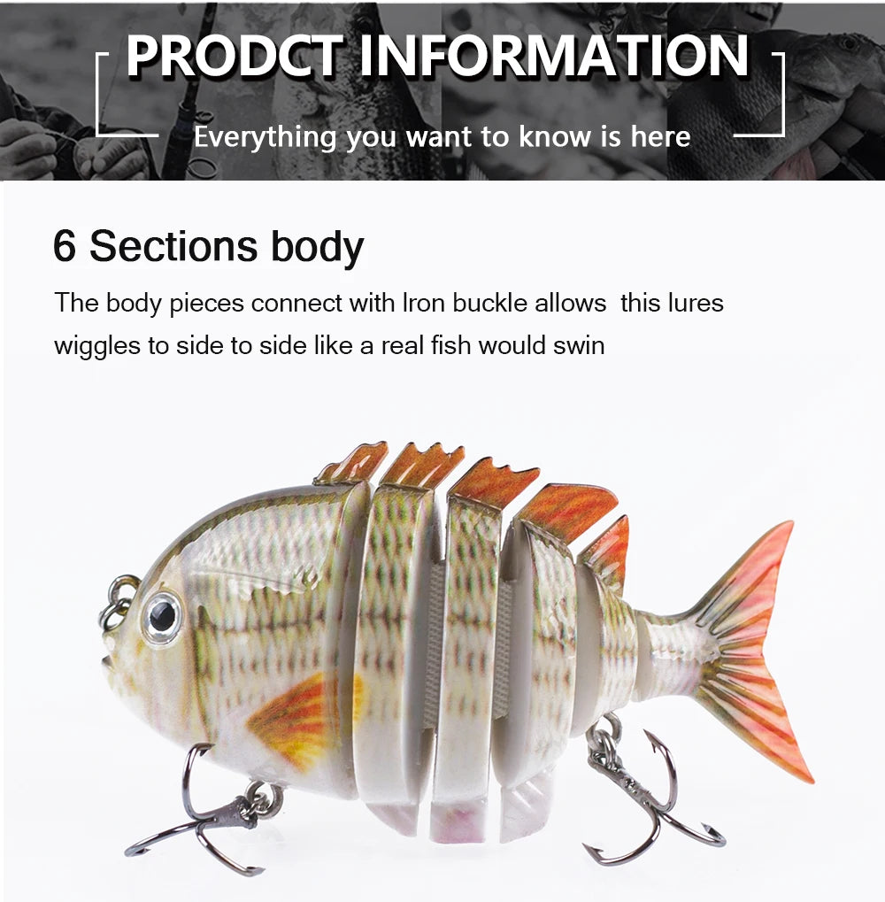 Hanlin Jointed Sunfish Swimbait 7.5cm