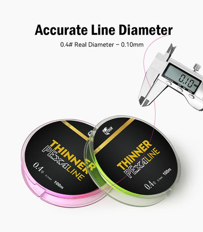 Leydun Micro Thin 4-Strand PE Line