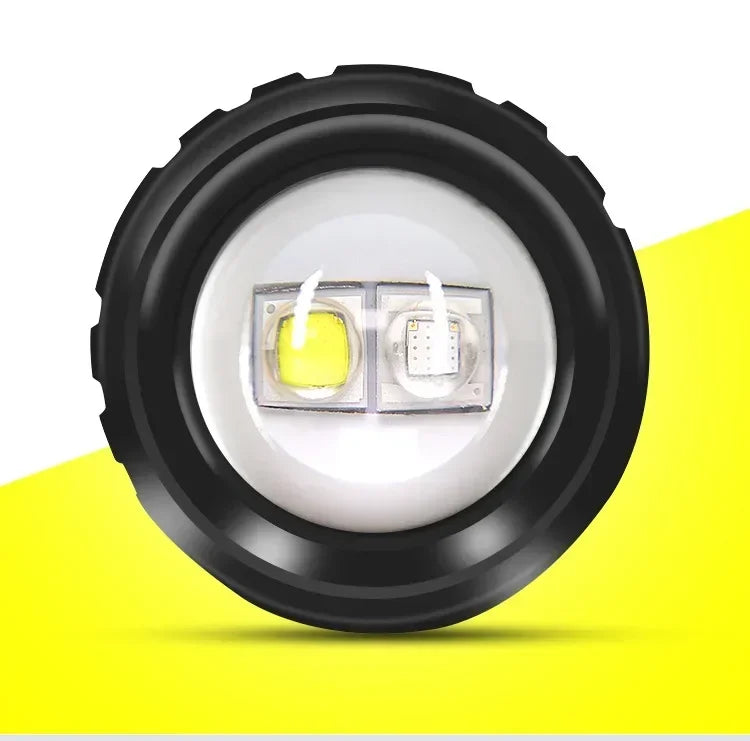 UV Light & Strong Light Flashlight USB Rechargeable Camping Lantern Pets Urine Stains Black Light Led Ultraviolet Torch Lamp