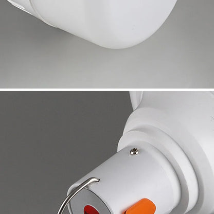 2PCS USB Rechargeable LED Bulb with Hook Portable Emergency Light for Outdoor Camping Fishing Hiking Security