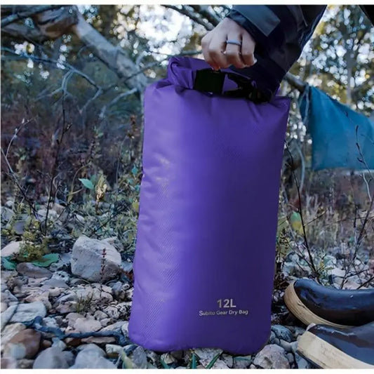 3L 5L 12L 20L 35L Waterproof Dry Sack Ultralight Outdoor Storage Bag For Kayaking Rafting Swimming Drifting Camping Beach