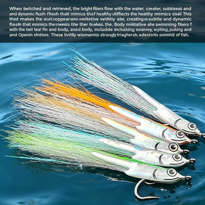 Realistic Minnow Baitfish Flies