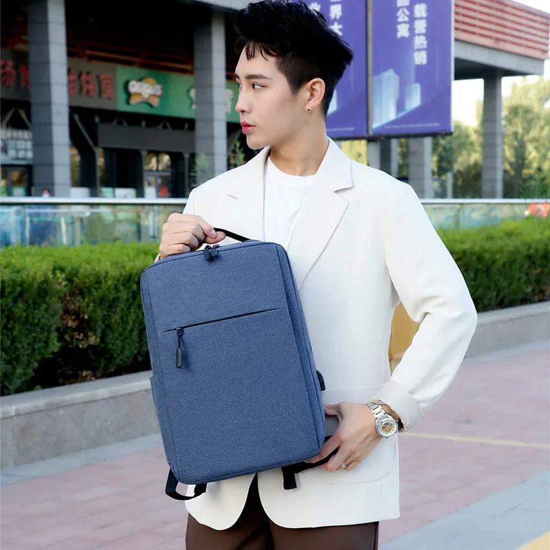 New backpack, business computer bag, travel bag, lightweight and simple sports bag, nylon cloth backpack