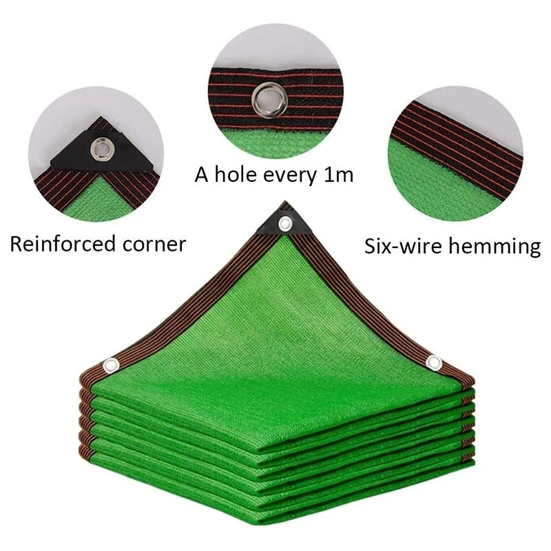 Sunshade net privacy screen sunshade cloth suitable for outdoor terrace sunshade porch pavilion cover beige color