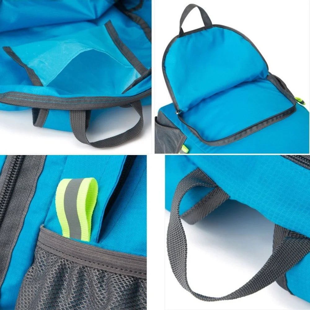 Outdoor Travel Backpack Ultralight Foldable Mountaineering Bag for Men Travel Sport Run Daypack Organizer Bag Camping Hiking Bag
