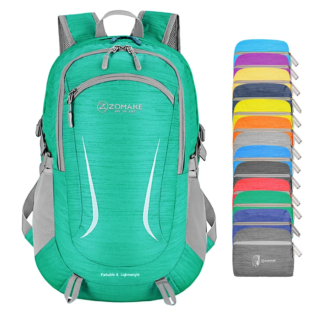 Mountaineering backpack 35 liters men's and women's outdoor sports bag waterproof camping hiking rain