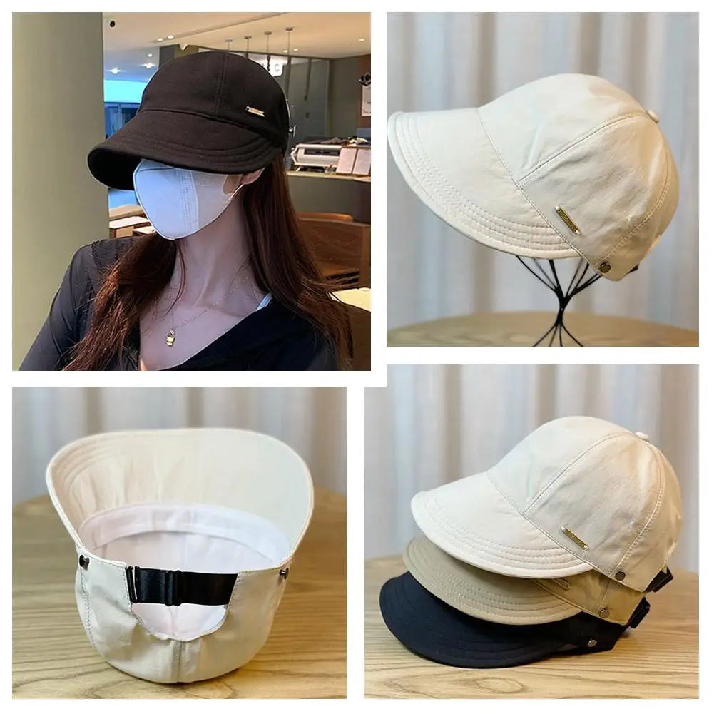 Women's UV Protection Baseball Cap Wide Brim Adjustable Sun Hat For Fishing Beach Hats Fisherman Cap for Outdoor Sports