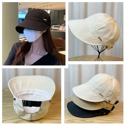 Women's UV Protection Baseball Cap Wide Brim Adjustable Sun Hat For Fishing Beach Hats Fisherman Cap for Outdoor Sports