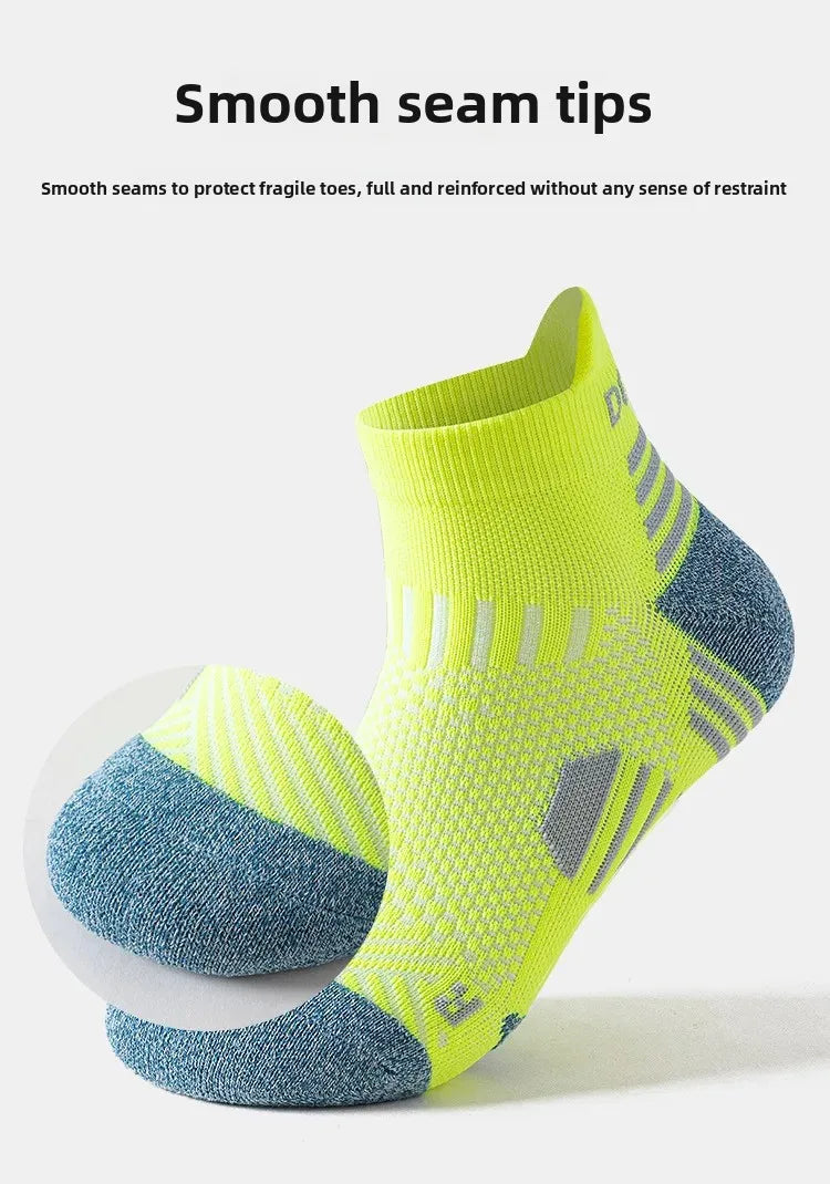 3/1Pairs Sport Compression Ankle Socks Men Women Professional Low Cut Fitness Marathon Running Outdoor Deodorant Breathable Sox