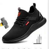 Men’s Safety Shoes – Lightweight Breathable Summer Work Sneakers | Puncture & Impact Resistant Steel Toe Footwear