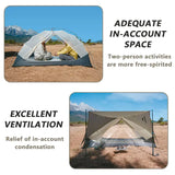 Naturehike Mongar UL Tent 1 2 Person Camping Outdoor Ultralight Tent Travel Backpacking 15D Waterproof Shelter Tent Hiking