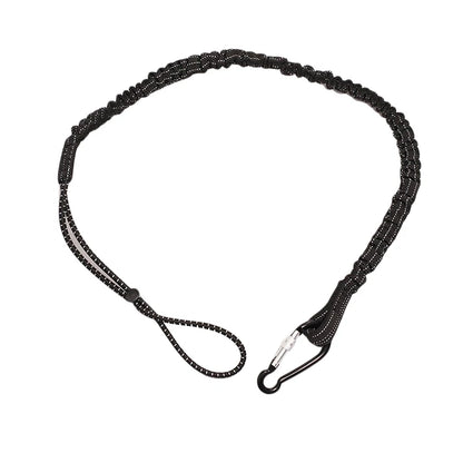 Safety Bungee Tether Tool Lanyard With Carabiner Hook Climbing Working Anti-Falling Safety Rope Aerial Work Climbing Accessories