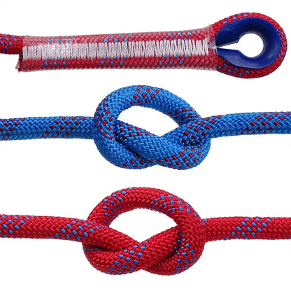 8mm Safety Life Rope Climbing Rope Static Rock Mountaineering Rope Outdoor Survival Fire Escape Car Rescue 10m 20m 30m 40m