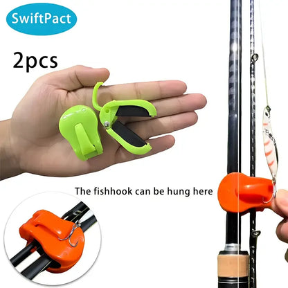 Quick-Attach Fishing Rod Clips (2 Pack)
