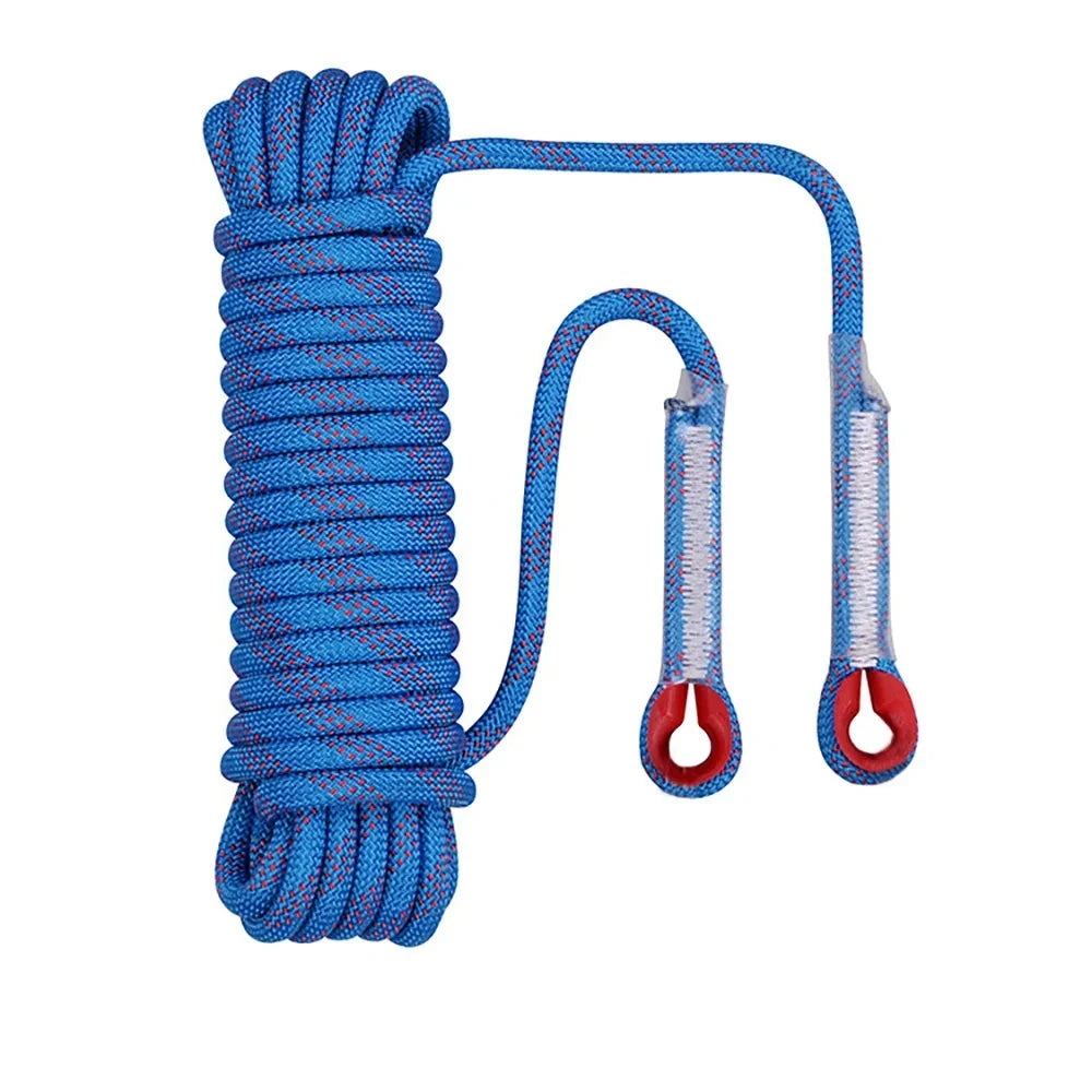 8mm Safety Life Rope Climbing Rope Static Rock Mountaineering Rope Outdoor Survival Fire Escape Car Rescue 10m 20m 30m 40m