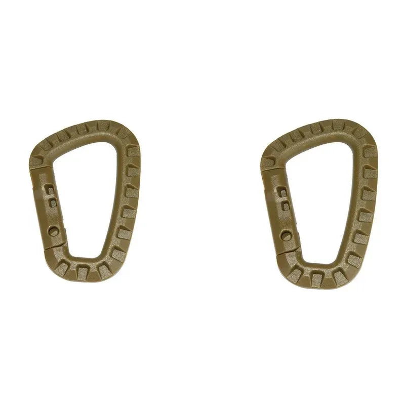 1/2/3/4/6pcs Tactical Carabiner Carabina Karabiner Clip Plastic Cadet Hiking Camping