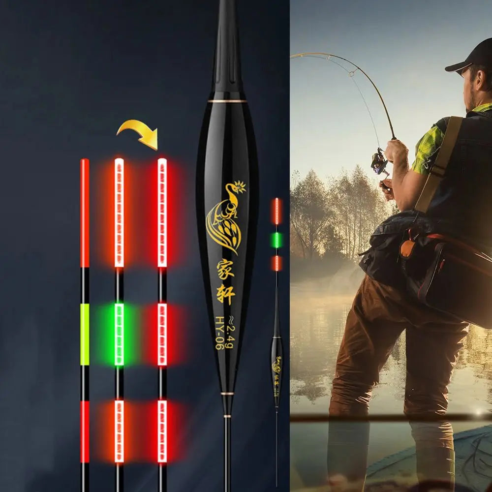 Smart LED Bite-Indicator Fishing Float for Night Fishing