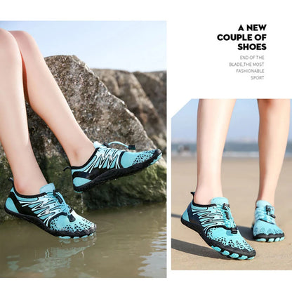 EOCENE Men Women Barefoot Outdoor Sports Aqua Shoes Quick-dry Beach Swimming Fitness Wading Hiking Cycling Water Sneakers Shoes