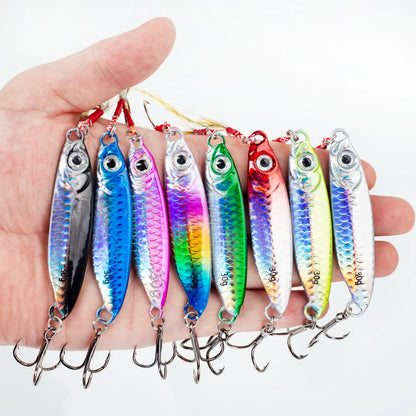 akakuma Metal Jig Lure Kit (8 Pack)