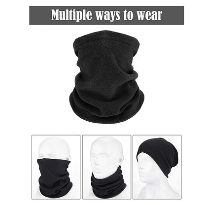 Polar Fleece Neck Tube Scarf Winter Ear Warmer Fishing Skating Running Sport Scarf Adjustable Neck Collar Neckerchief Cycling He