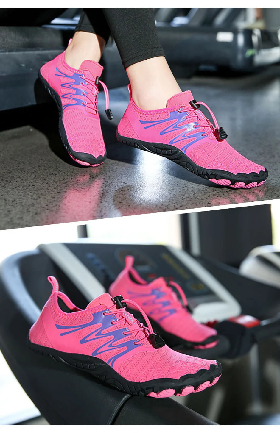 EOCENE Men Women Barefoot Outdoor Sports Aqua Shoes Quick-dry Beach Swimming Fitness Wading Hiking Cycling Water Sneakers Shoes