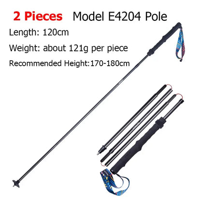2pcs  AONIJIE All Types of Hiking Trekking Pole Ourdoor Camping Walking Sticks Summarizing 110cm 120cm 130cm