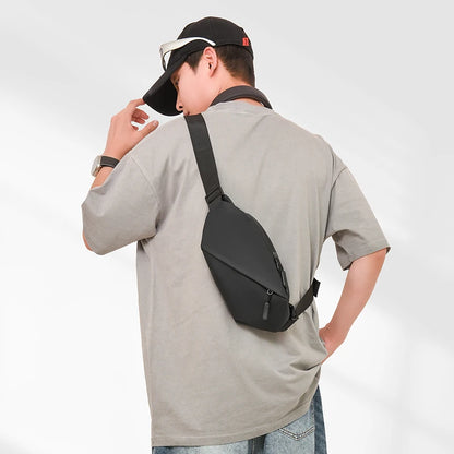 Men Minimalist Outdoor Sports Running Jogging Waist Bag Man Waterproof Fanny Pack Stylish Cross Body Belt Bag Waist Bag for Men