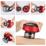 Smart Vacuum Suction Cup Cupping Therapy Massage Jars Anti-Cellulite Massager Body Cups Rechargeable Fat Burning Slimming Device