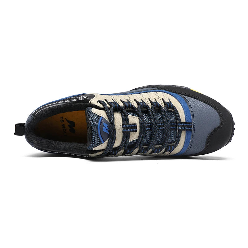 Men’s Waterproof Trekking Shoes – Outdoor Hiking Boots, Leather Hunting & Tactical Footwear