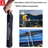 SUNDICK Outdoor Camping Accessories Storage Bag, Miscellaneous Bag, Pencil Case, Pegs Storage Bag, Zipper Round Bag