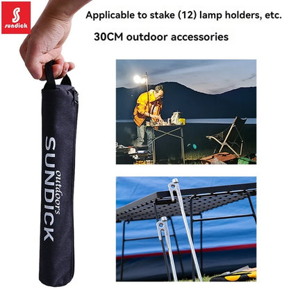 SUNDICK Outdoor Camping Accessories Storage Bag, Miscellaneous Bag, Pencil Case, Pegs Storage Bag, Zipper Round Bag