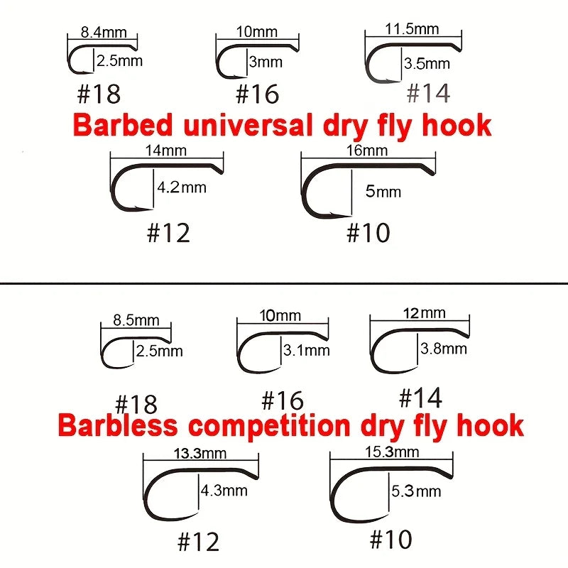 Royal Sissi Fine Wire Dry Fly Hooks (40 Pack)