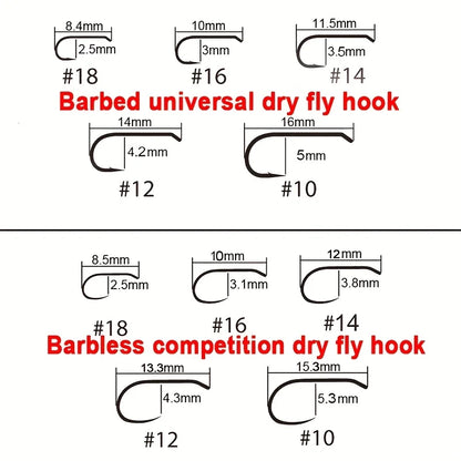 Royal Sissi Fine Wire Dry Fly Hooks (40 Pack)
