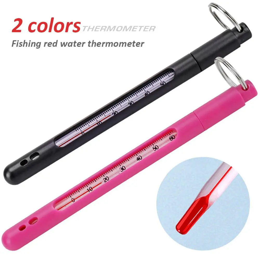 Fly Fishing Stream Water Thermometer with Carabiner