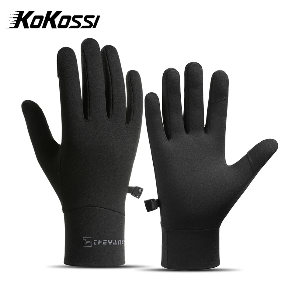 KoKossi Winter Waterproof Cycling Gloves Anti-Slip Thermal Gloves Touch Screen Running Cycling Driving Ski Hiking Warm Glove
