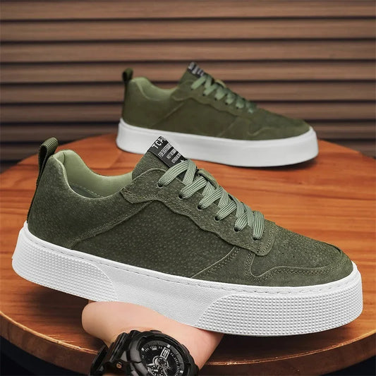 Men’s Casual Sneakers – Lightweight Non-Slip Running Shoes Soft Sole Vulcanized Trainers
