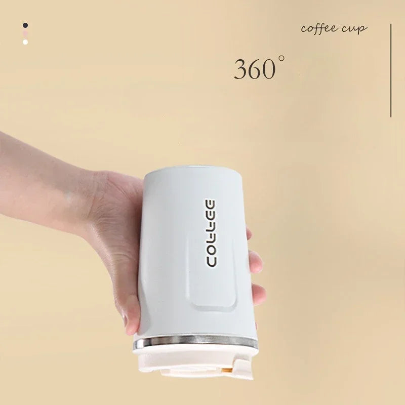 380/510ML Stainless Steel Thermal Mug Thermo for Coffee Water Bottle Leakproof Travel Drinkware Travel Thermal Mug