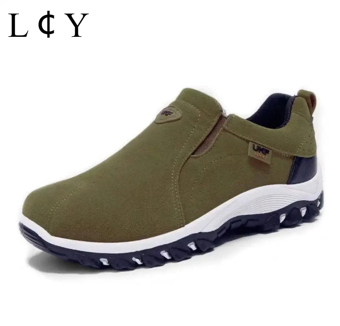 2025 Men’s Casual Sports Shoes – Lightweight Outdoor Walking Sneakers, Comfortable Fashion Footwear (Sizes 38–50 Plus)