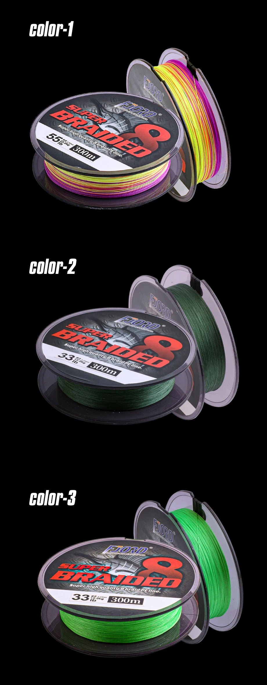 FJORD 8-Strand Braided Fishing Line