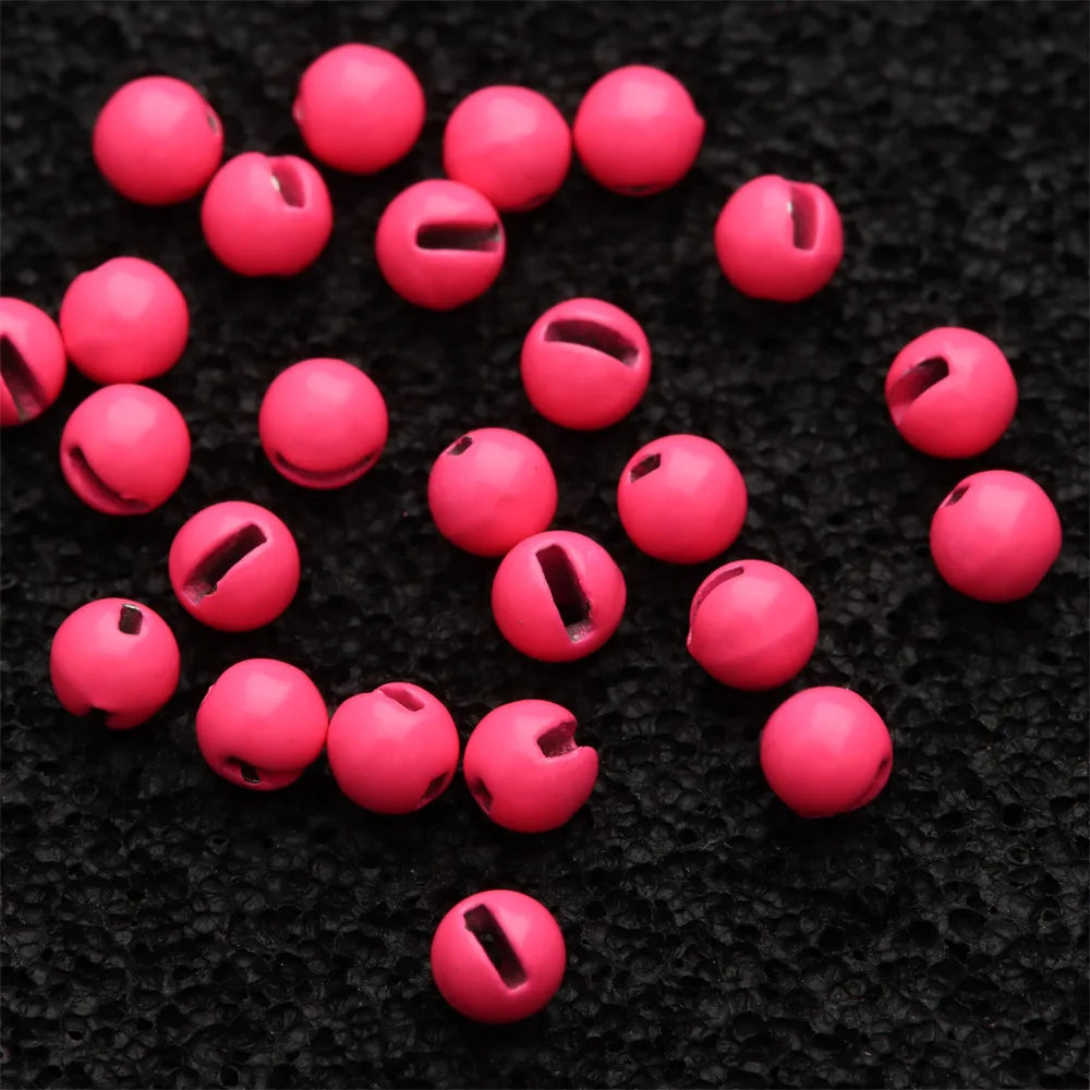 Multi-Color Tungsten Slotted Beads (25 Pack)